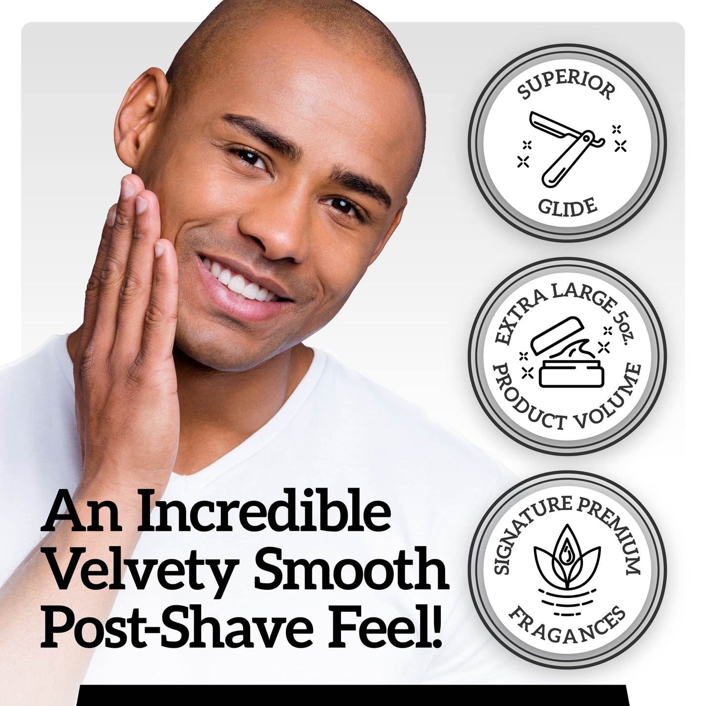 Mr. Fine 21C Men’s Shaving Soap, Builds Thick & Easy Lather, Protects From Razor Burn & Irritation, No Artificial Colors, Made In Italy, 5oz. (150ml), American Blend