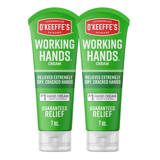O'Keeffe's Working Hands Hand Cream for Extreme Dryness, 7 oz Tube, 2-Pack
