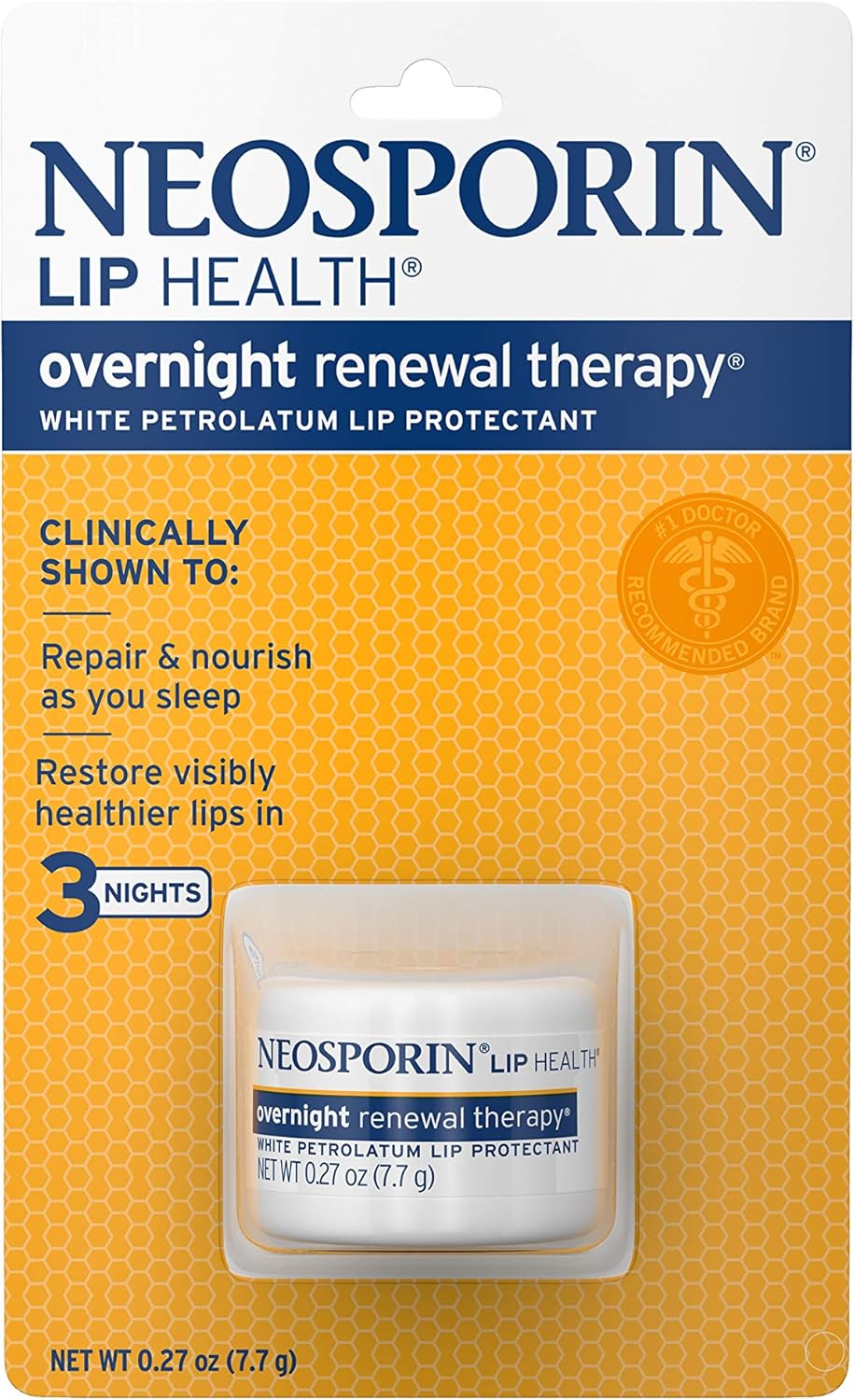 Neosporin Lip Health Overnight Renewal Therapy - 5 Count | Moisturizing Lip Treatment