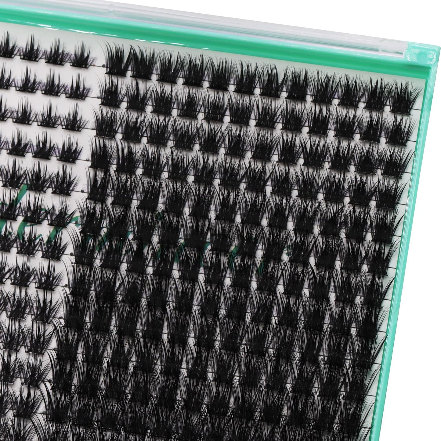 Bodermincer XXXL Tray 336PCS D Curl Cluster Lashes 10-12-14-16mm Mixed Length DIY Eyelashes Extension at Home (M01+M02 Mixed Length D Curl)