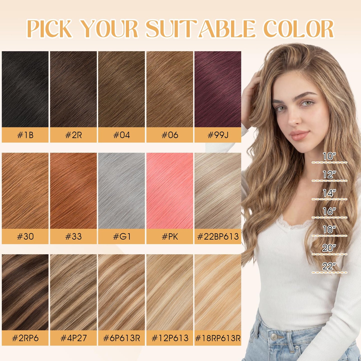 S-noilite 6Pcs Clip in Human Hair Extensions,Remy Single Clip in Hair Extensions 6Pcs 6clips Straight Ash Blonde/Bleach Blonde Seamless Hairpieces for Women 18Inch 44g