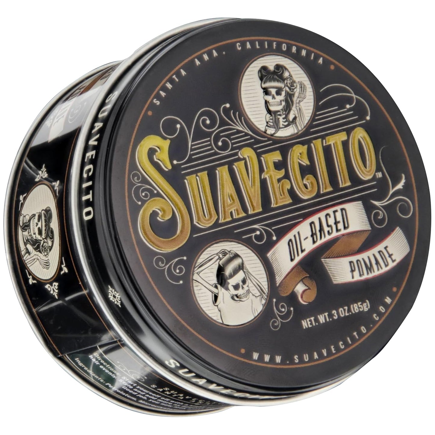 Suavecito Hair & Body Essentials Set - 4-Piece Styling Pomade, Shampoo, Conditioner & Soap Bar