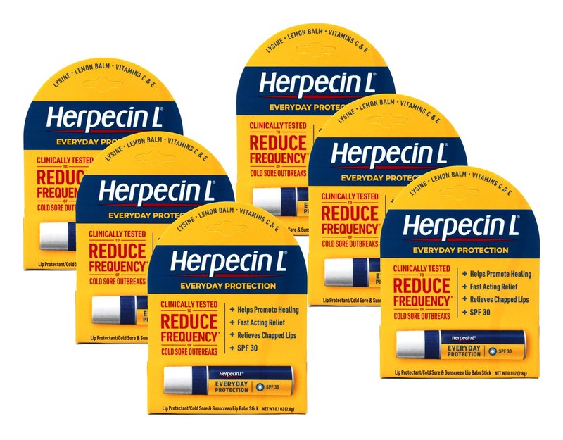 Herpecin L Lip Protectant SPF 30 0.10 oz (Pack of 6)