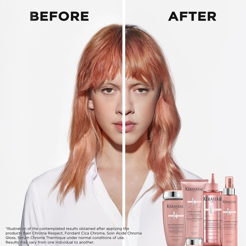 Kerastase Chroma Absolu Hair Serum For Color-Treated Hair - Moisturizes With Anti-Frizz and Heat Protection, 5.1 Fl Oz