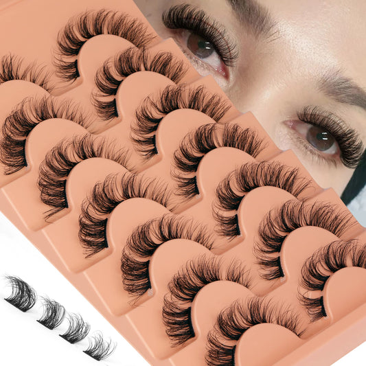 Fluffy Cluster Eyelash Extensions Natural Lash Clusters Spider Cluster Lashes D Curl Individual Lashes Wispy Eyelash Extensions Lashes Strips DIY Lash Extensions False Eyelashes Multipack by Eefofnn