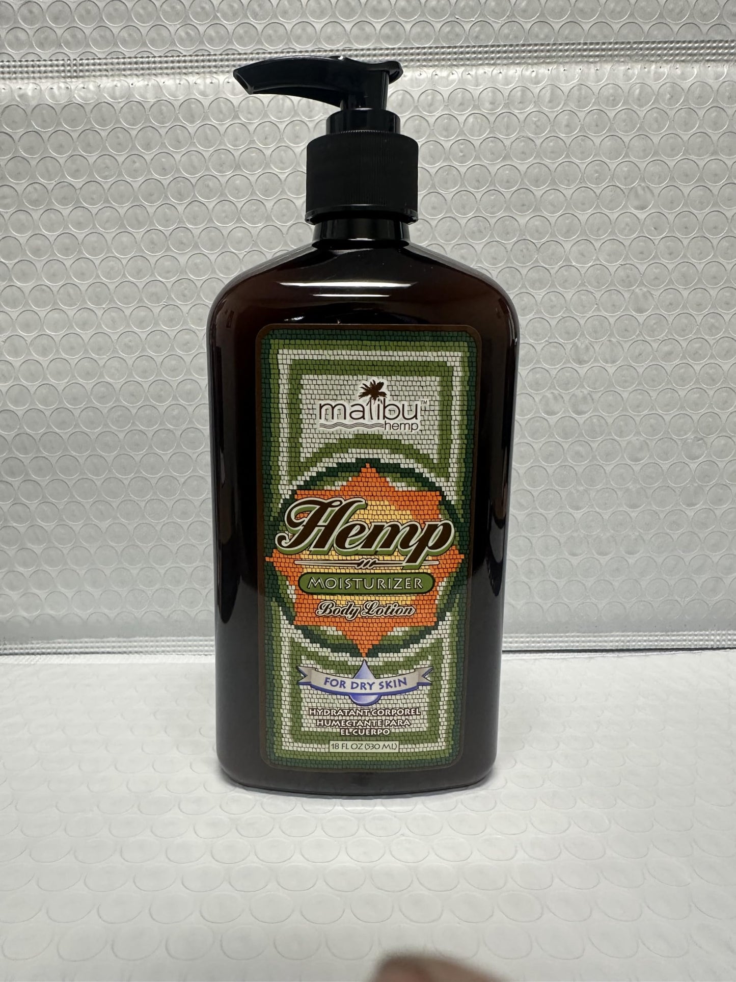 Malibu Tan Body Lotion for Dry Skin Hemp Moisturizer, 18 fl oz - 2-