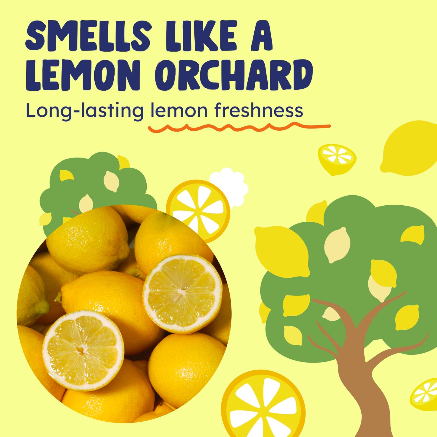 Originally Yellow Hand Soap Infused with Organic Lemon | Gentle Hand Soap |, 16 Fl Oz (3-Pack)