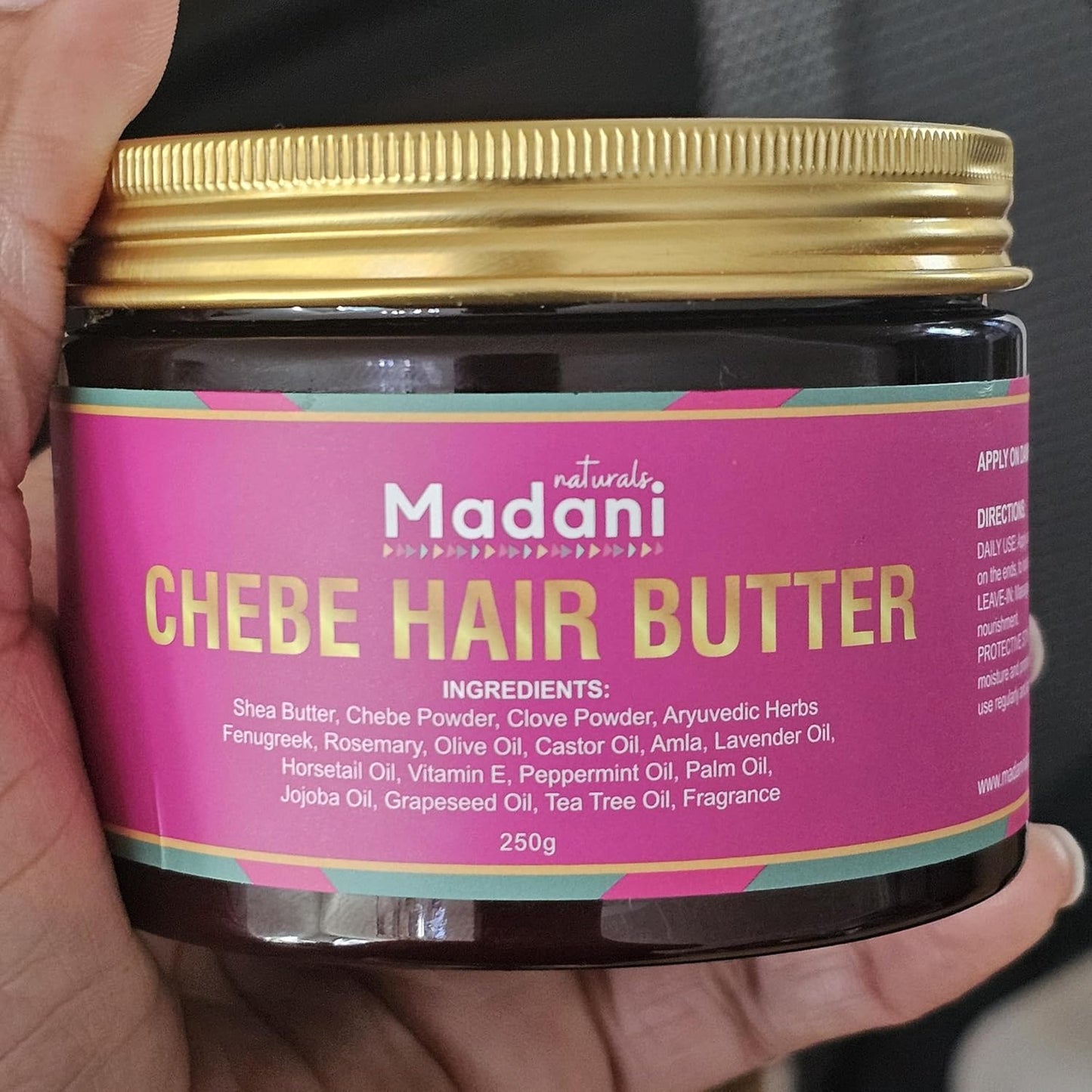 Chebe Hair Butter - Extreme Hair Growth Treatment for Thinning Hair | Vegan Scalp Moisturizer & Repair