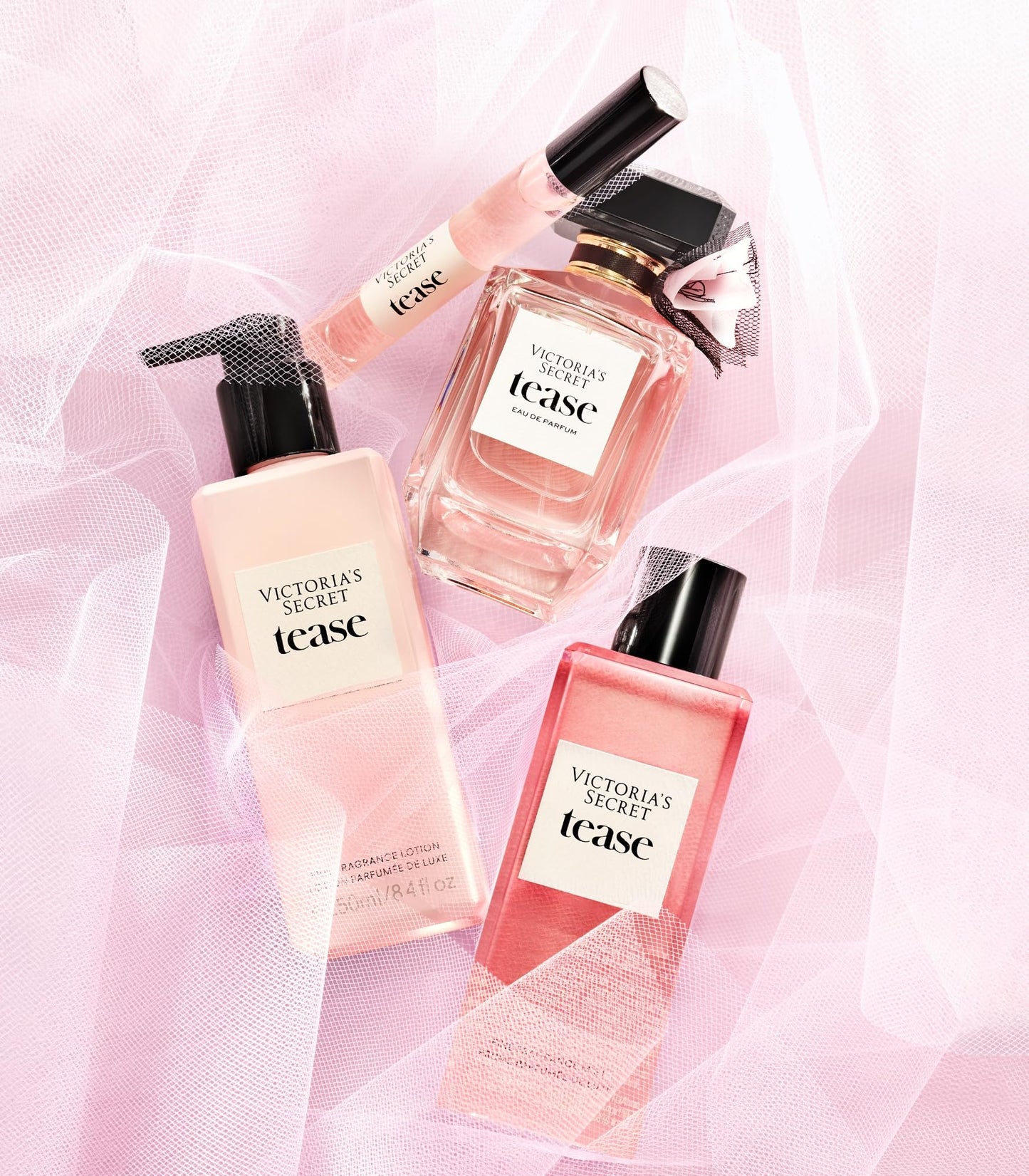 Victoria's Secret Tease Mini Fragrance Duo Gift Set, Eau de Parfum & Travel Lotion