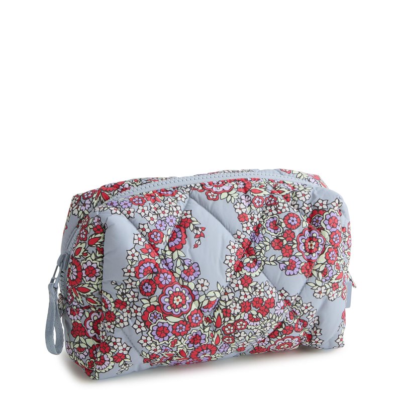 Featherweight Medium Cosmetic Makeup Bag, Paisley Bouquet, One Size
