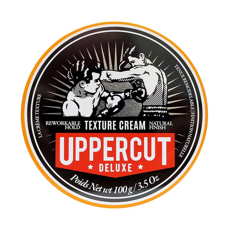 UPPERCUT DELUXE Texture Cream –Flexible, Reworkable Styling Cream for Men – Natural Matte Finish, Pliable Hold, Lightweight Hair Product – 3.5 oz / 100g