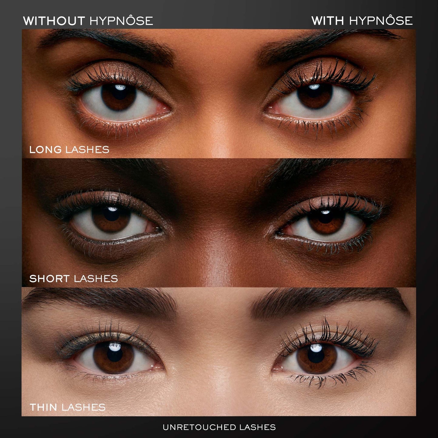 Lancôme Hypnôse Buildable & Voluminizing Mascara - Customizable Volume for a Natural or Bold Lash Look - No Smudging, Smearing or Flaking