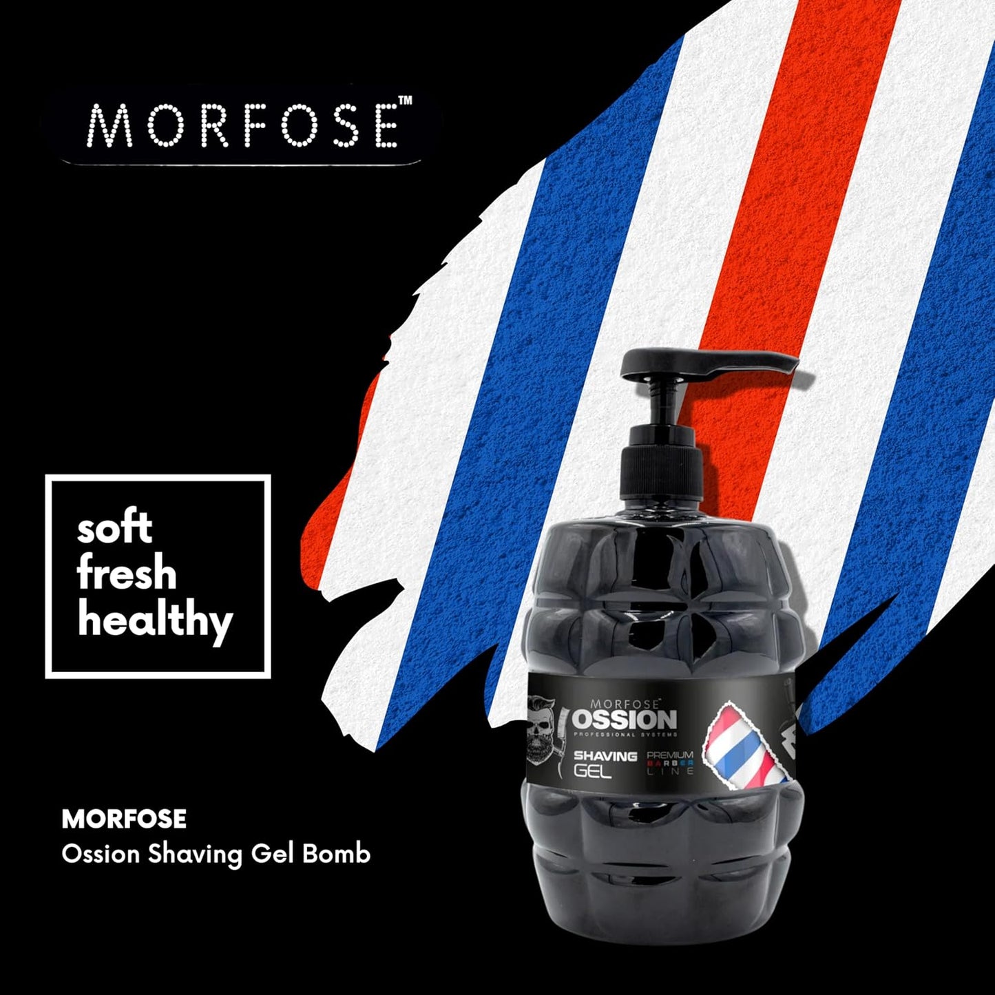 Men's Shaving Gel for Sensitive Skin - Moisturizing Anti-Irritation Formula | 33.81 Fl Oz