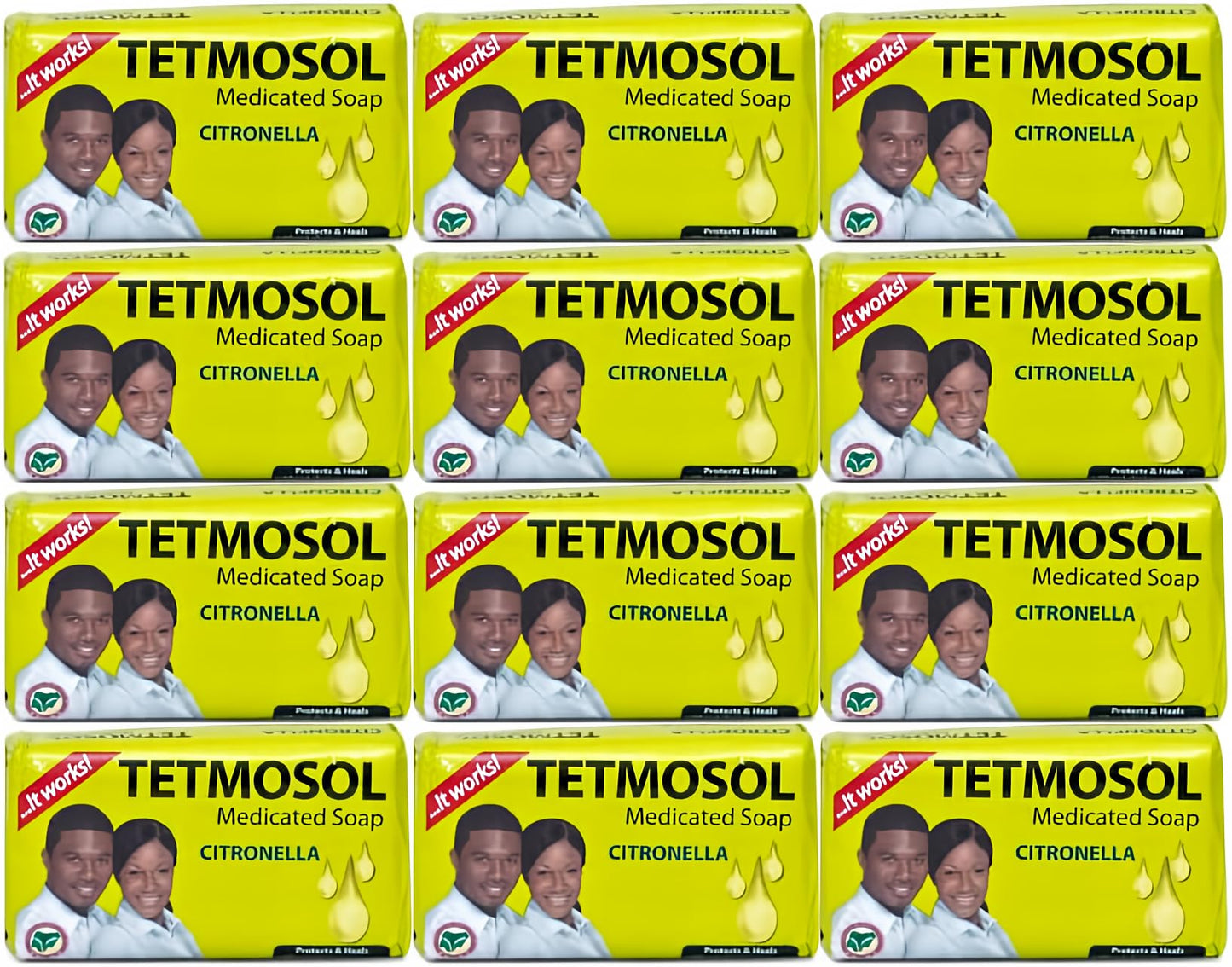 Tetmosol Soap 85g (Pack of 12) by Tetmosol
