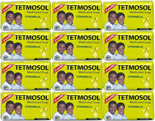 Tetmosol Soap 85g (Pack of 12) by Tetmosol