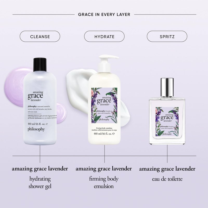 philosophy amazing grace lavender eau de toilette 2 fl oz