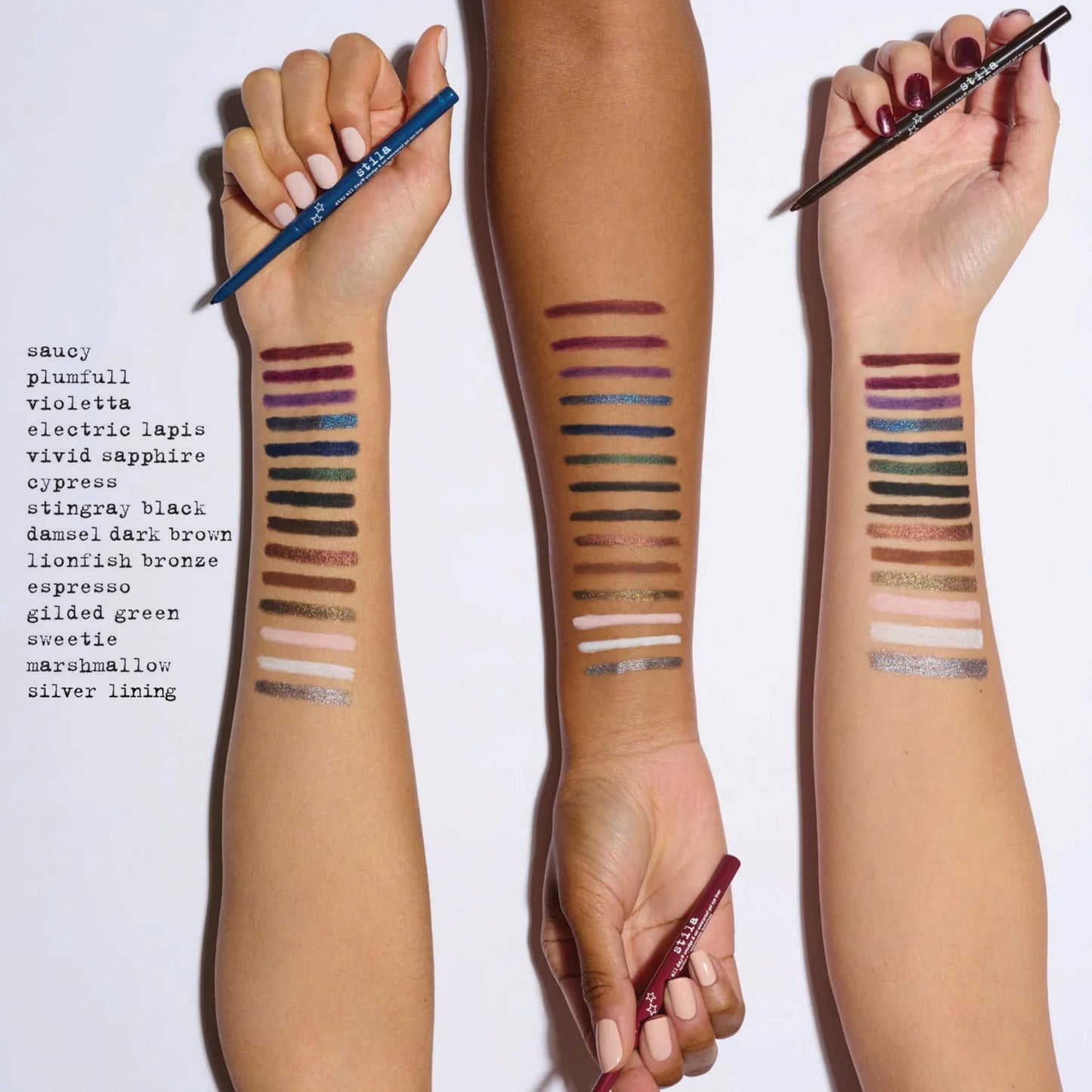 stila Stay All Day® Smudge & Set Waterproof Gel Liner | Long-Wear Gel Eyeliner Pencil for Tightlining, Waterline & Smoky Eye Looks | 12-Hour Wear, No Budge & Fade-Proof