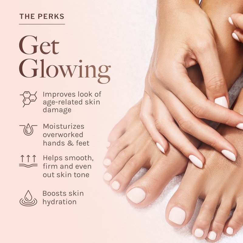 Reserveage Beauty, Hydrating Hand & Foot Cream with Pro-Collagen Booster and Micro-Encapsulated Copper Peptides, Moisturizes, Rehydrates and Protects with Measurable Results, 2.5 oz