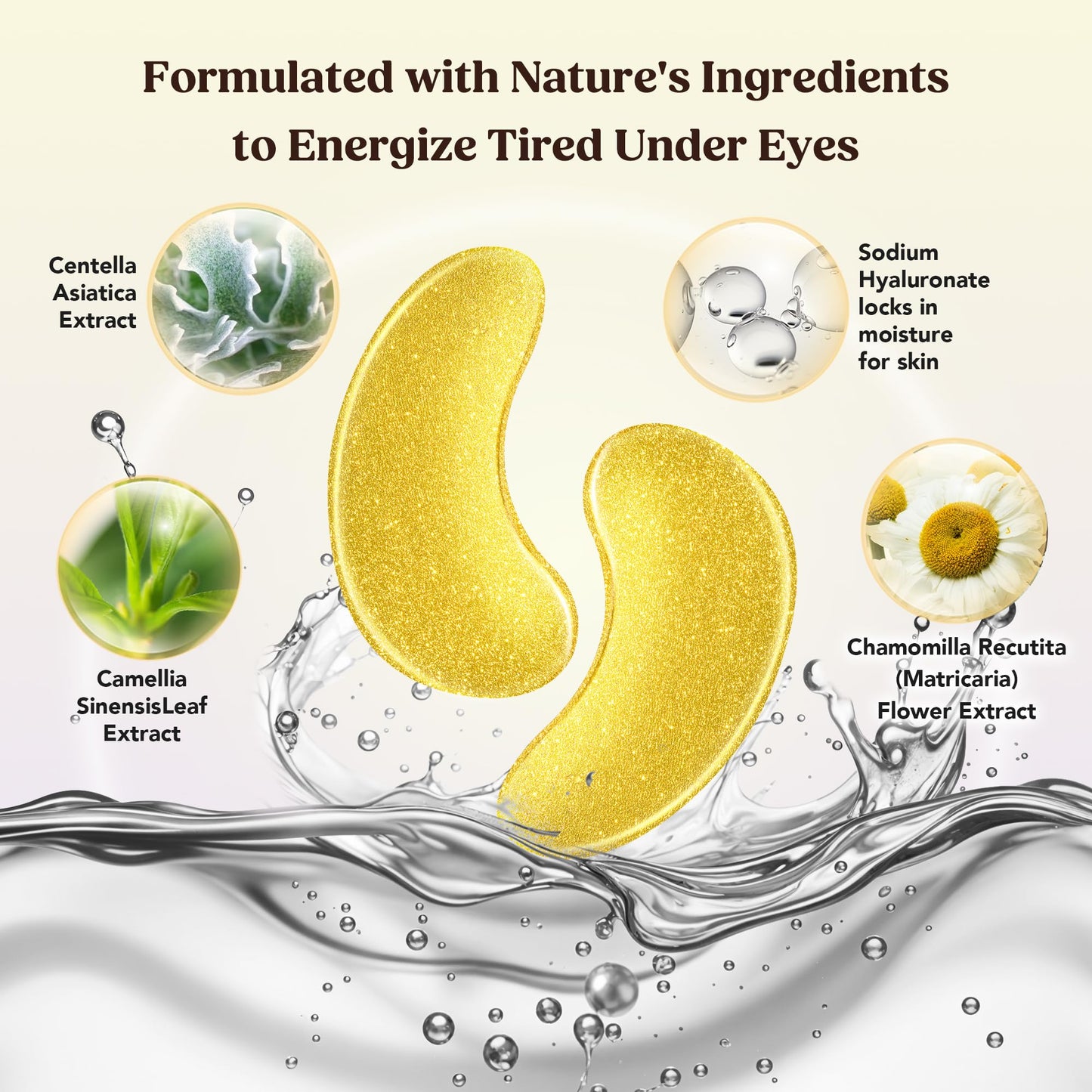 DERMORA Golden Glow Under Eye Patches