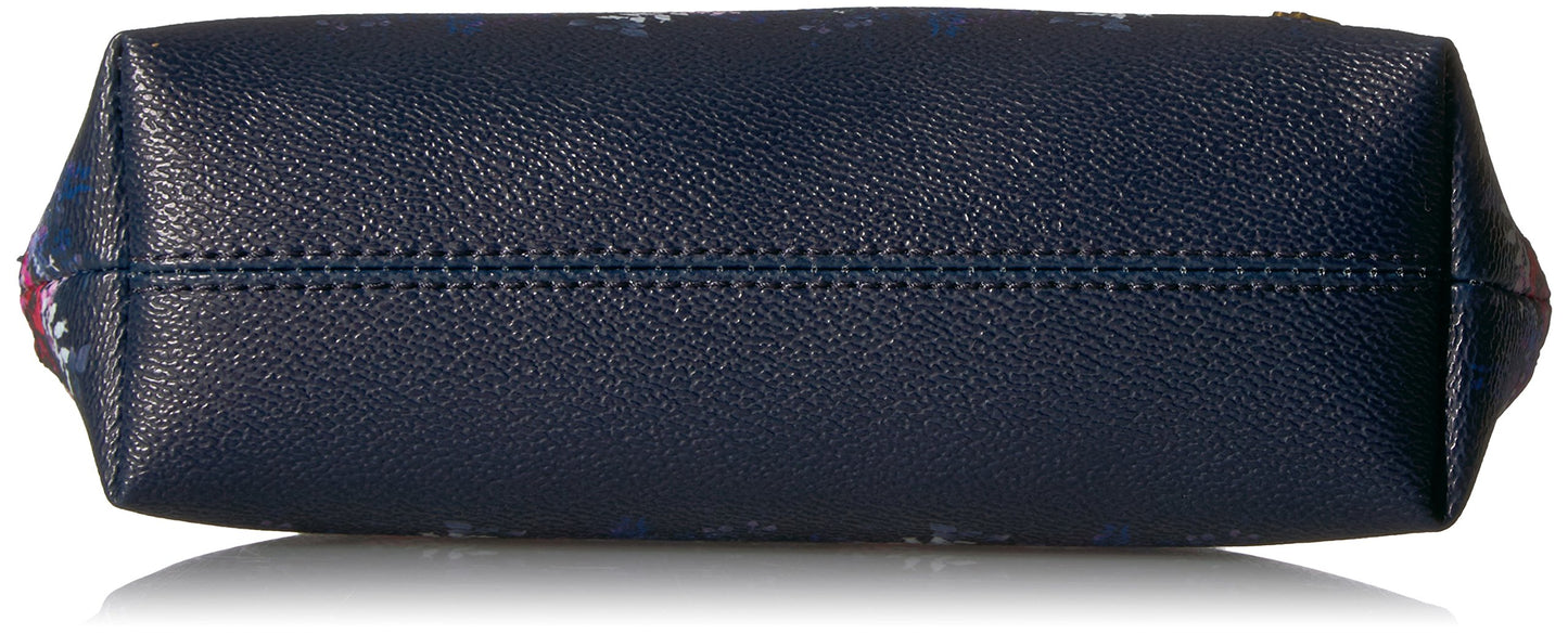Elliott Lucca Artisan Dome Cosmetic Cosmetic Bag, INDIGO BOUQUET, One Size