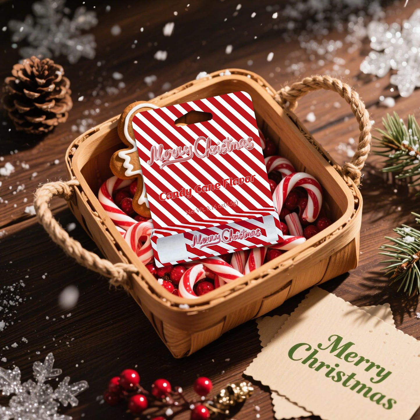 Kuabiz 48 Pcs Christmas Lip Balm Gifts Bulk Cute Stocking Goodie Bags Stuffers 6 Flavors Holiday Small Gifts Xmas Party Supplies Moisturizer Butter Care Mint Candy Christmas Limited Edition