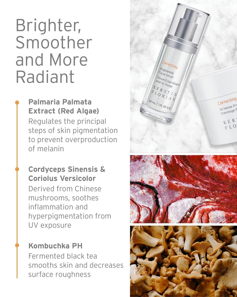 Brightening Facial Serum - Vitamin C Complex for Collagen Boost | Evens Skin Tone & Reduces Dark Spots | 1 fl oz