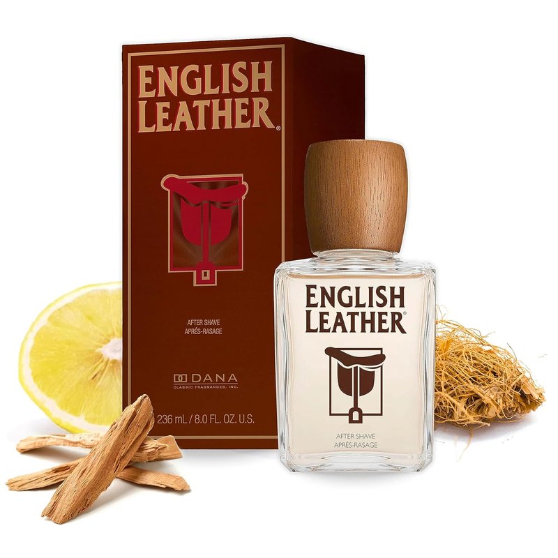 English Leather Aftershave Splash for Men - Classic Scent, Refreshing Formula