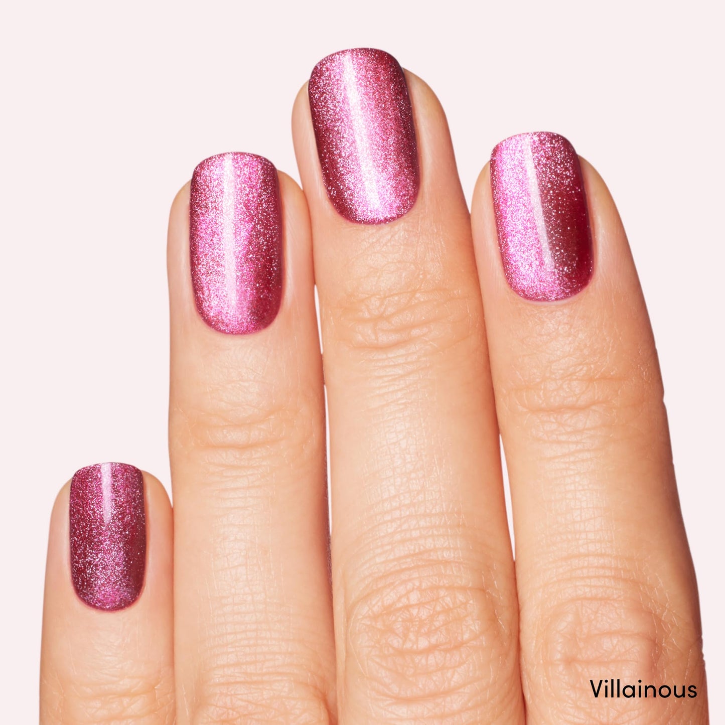 Dashing Diva One Gel Magnetic Mega Bundle – One Gel Magnetic Starter Kit in Villainous, Top Coat and Magic Off Nail Polish Remover - Manicure Set includes LED Lamp and Power Magnet