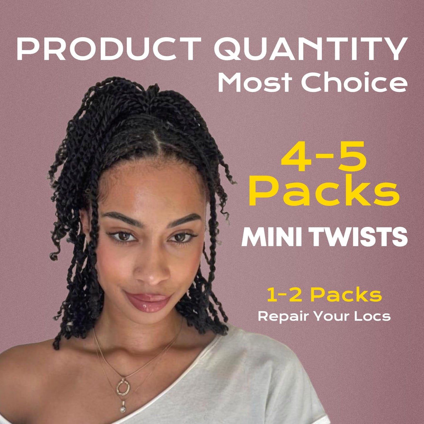 BLL Afro Kinkys Bulk Human Hair-100% Human Hair for Mini Twist Braiding Dreadlock Loc Extensions Afro Kinky Curly Hair Bulk Black Color (4#, 16 Inch (Pack Of 1))
