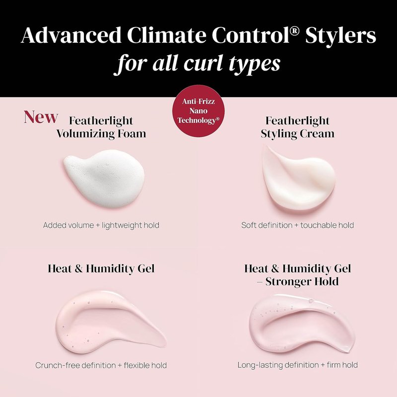 Ouidad Advanced Climate Control Gel - Stronger Hold for Curly Hair | Crunch-Free, Frizz Control, Moisture Lock, All Curl Types