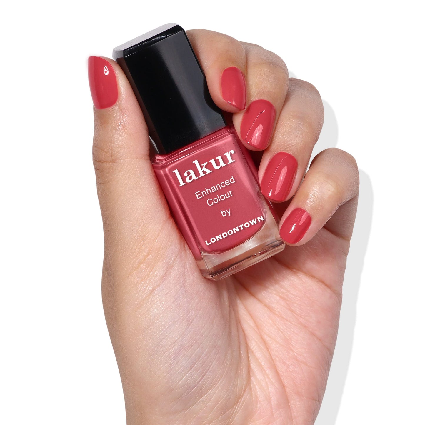 LONDONTOWN lakur Nail Polish, Pink & Purple Shades, Flushed Cheeks