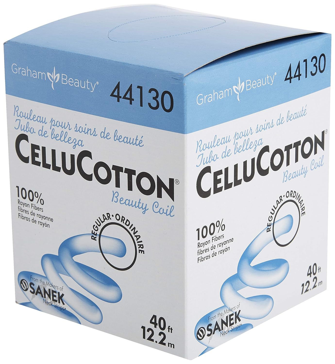 Cellucotton Beauty Coil - 100% Rayon Hair Rollers for Easy Styling | Regular Size