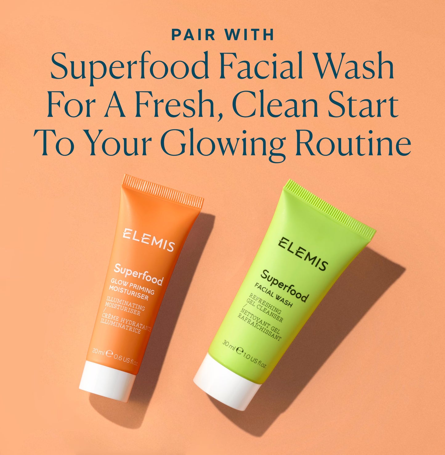 ELEMIS Superfood Glow Hydrating Primer, Facial Moisturizer, 20ml Travel