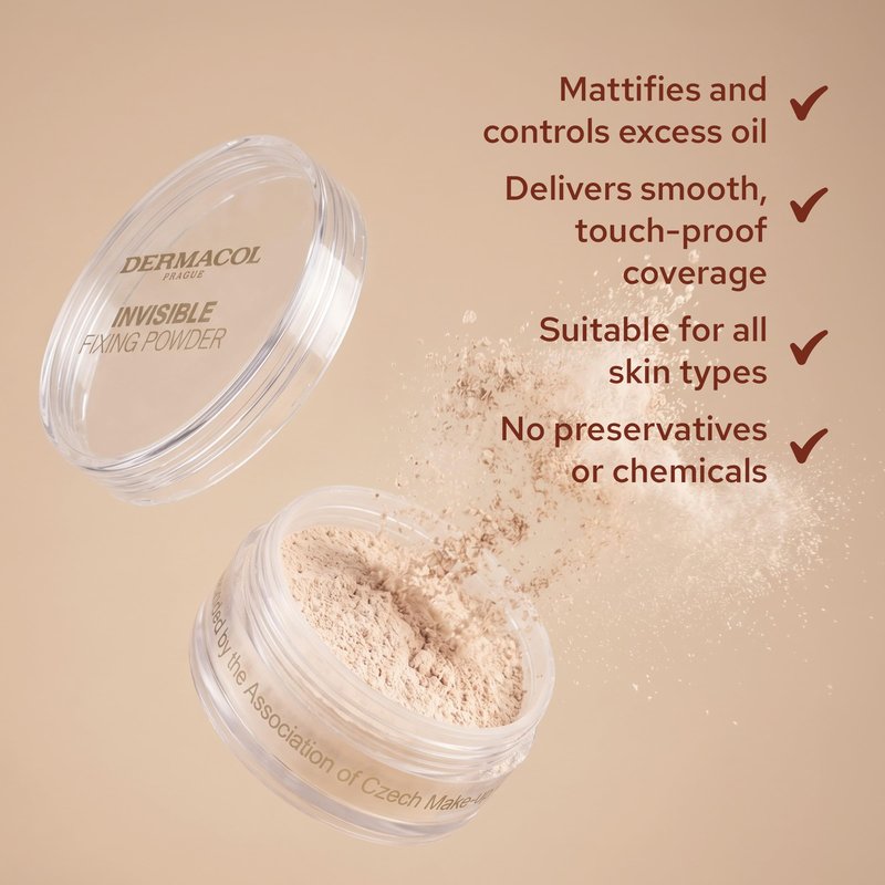 Dermacol Invisible Fixing Powder Color Natural