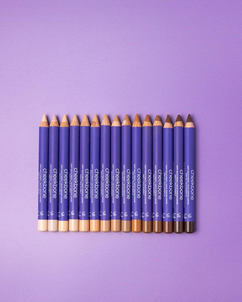 Cheekbone Unify Complexion Multi Pencil, 3 Fair, Creamy Multi-Use Face Stick for Concealing, Brightening & Sculpting, Buildable, Lightweight Formula, Vegan & Cruelty Free, 0.1 oz.