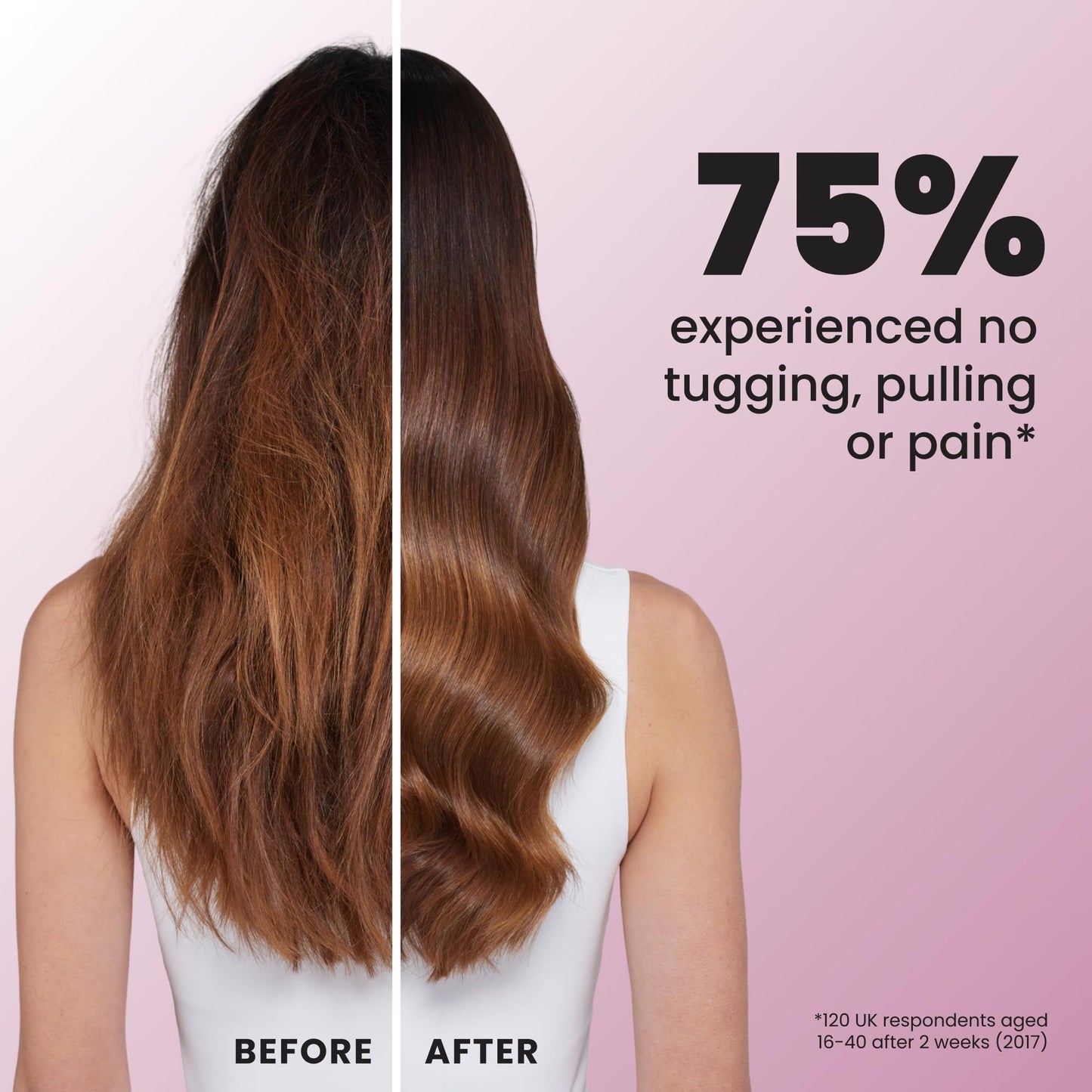 Tangle Teezer Ultimate Detangler Brush for Wet & Dry Hair, Eliminates Knots & Reduces Breakage for Straight to Wavy Hair Types, Amazon Exclusive Rosebud
