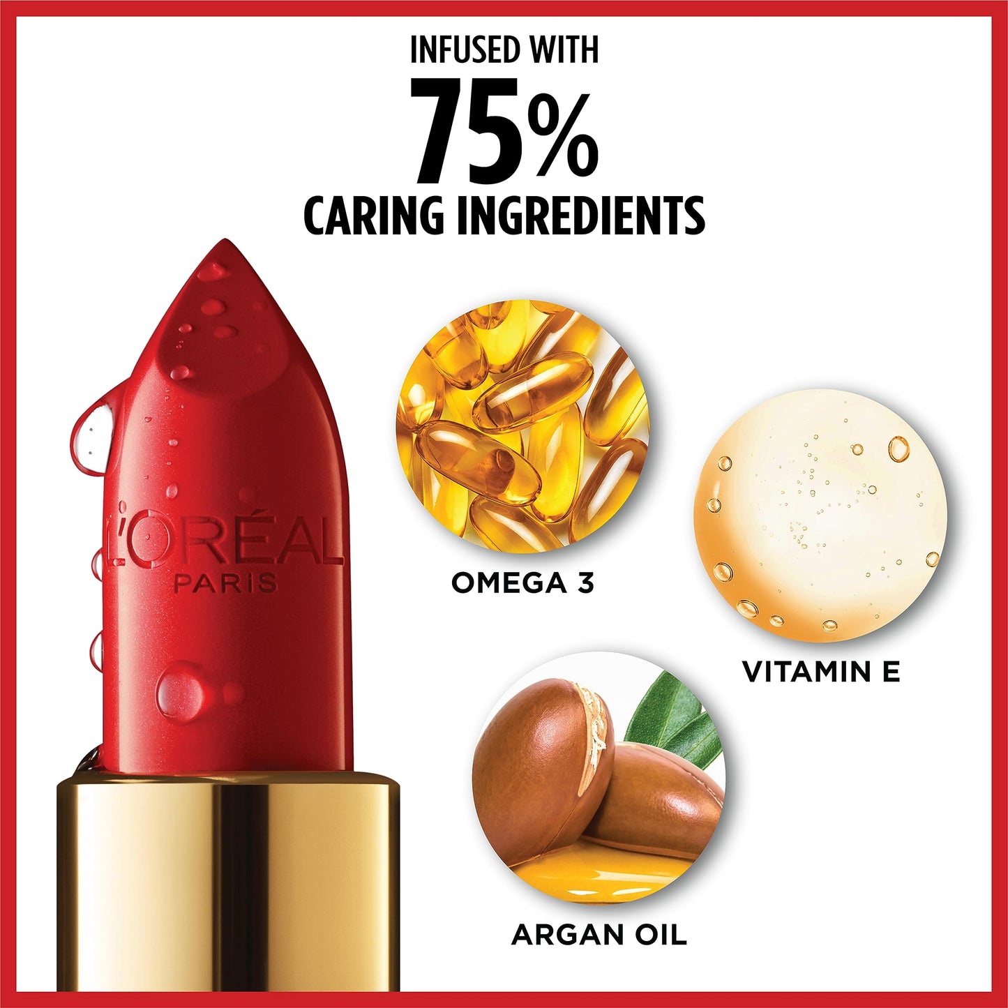 L'Oréal Paris Colour Riche Original Creamy, Hydrating Satin Lipstick Bundle with Argan Oil and Vitamin E, Bronze Coin, Caramel Latte, 2 Count