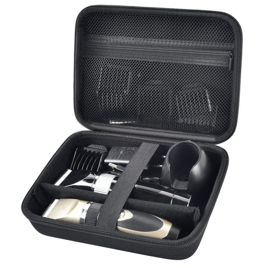 Comecase Case for Hatteker/for oneisall/for Ufre/for Limural Hair Clipper, Beard Trimmer Organizer Box for Men Hair Cordless Precision Shaver, with Inner Net Bag for Grooming Kit - Large(Case Only)