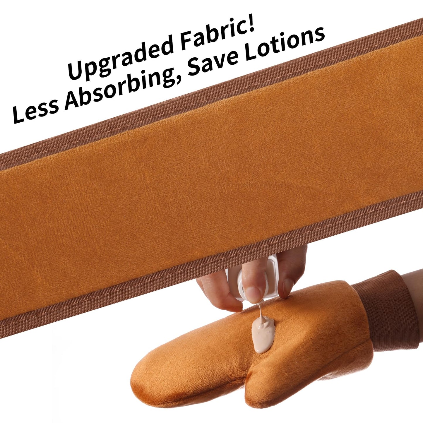 CZZXI - Tanning Mitt, Body Brush & Back Tanner Applicator Kit – Self-Tan Applicator for Body, Face & Hard-to-Reach Areas | Includes Storage Pouch