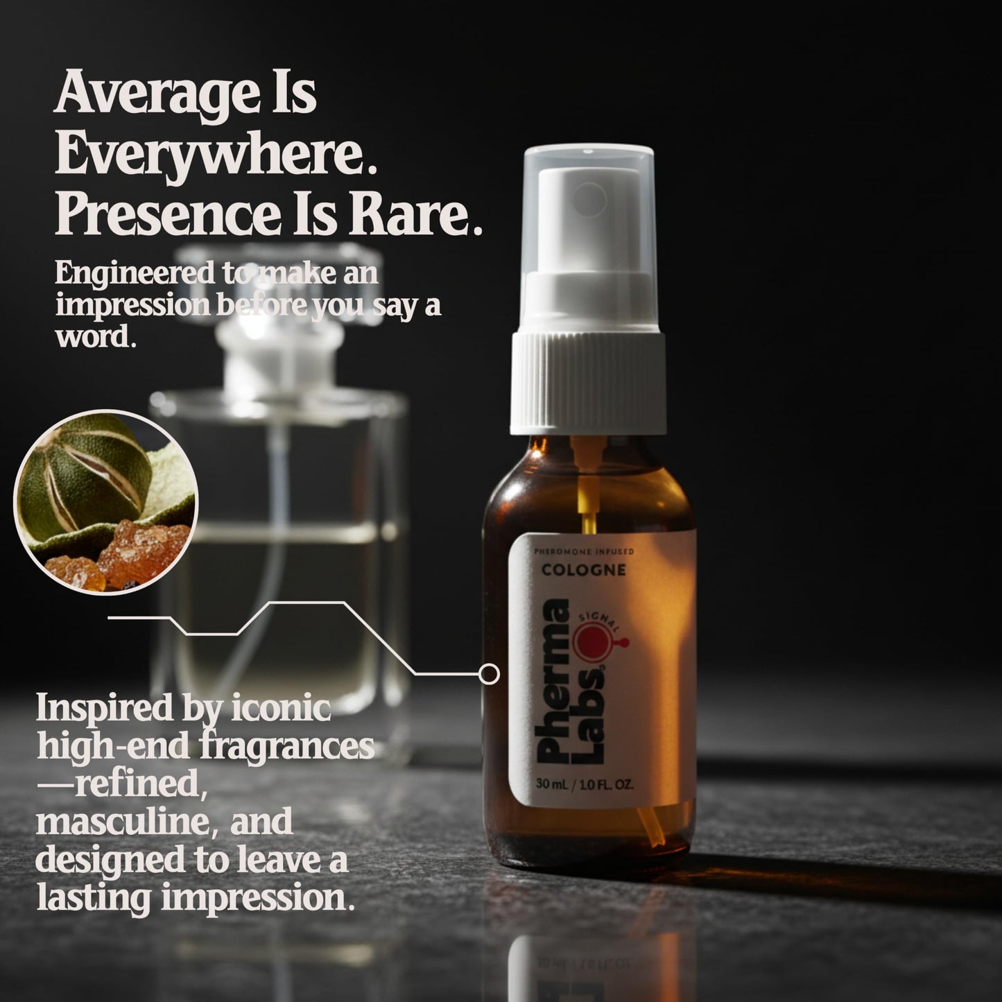 PHERMALABS Blue Pheromone Cologne for Men – Premium Long Lasting Masculine Fragrance Spray, Luxury Eau de Toilette, Confidence Boosting Attraction Scent, Fresh Woody Marine Profile, 1 Fl Oz