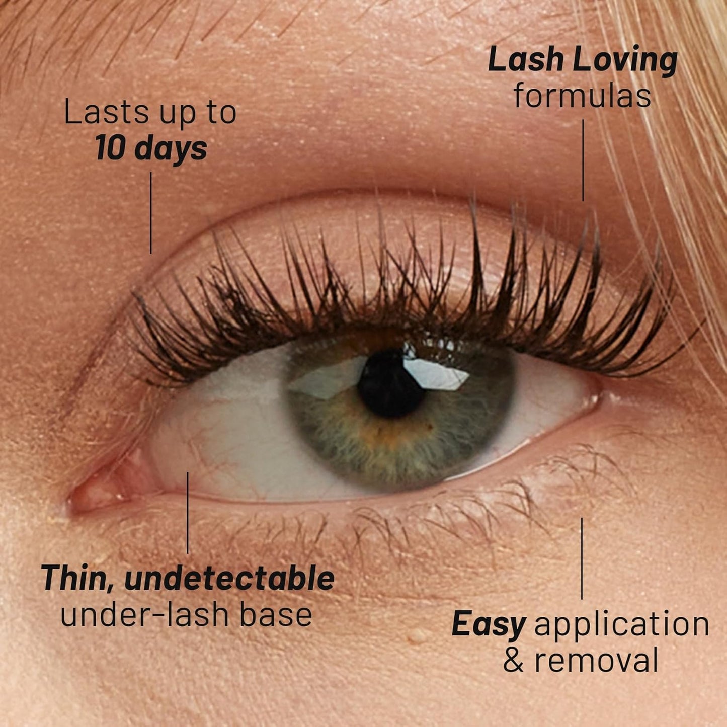 Dawn Natural Faux Eyelash Clusters - 12mm DIY Lash Extensions | Lightweight, Lifelike & Cruelty-Free - 3 Pack
