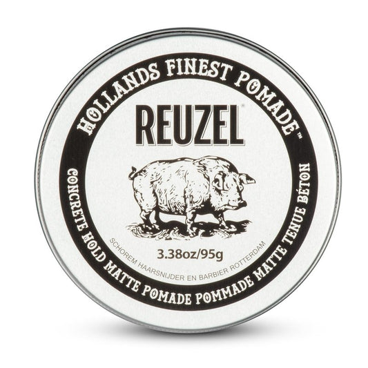 Reuzel Extreme Hold Matte Pomade | Strong All-Day Hold, Water Soluble, No Shine, Easy Wash Out