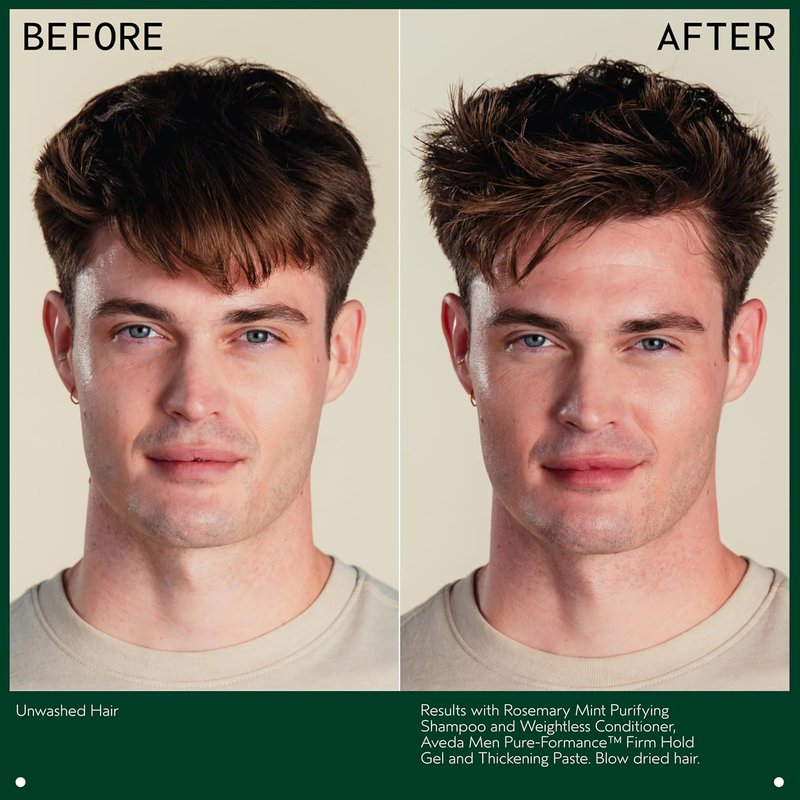 Aveda Rosemary Mint Purifying Shampoo - Clarifying Formula for Normal to Oily Hair | 97% Naturally Derived, Invigorating Aroma