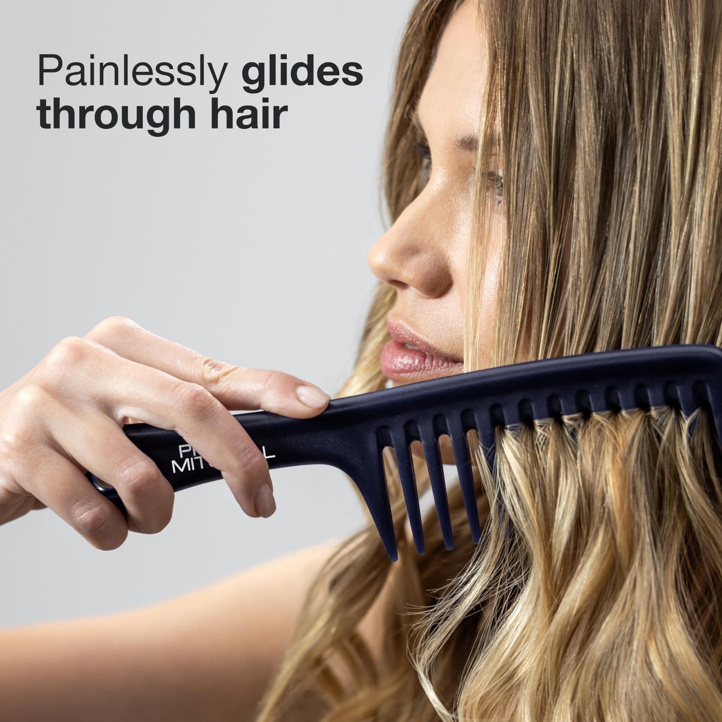 Paul Mitchell Detangler Comb, Wide Tooth Comb Detangles Wet or Dry Hair, Night Sky Blue