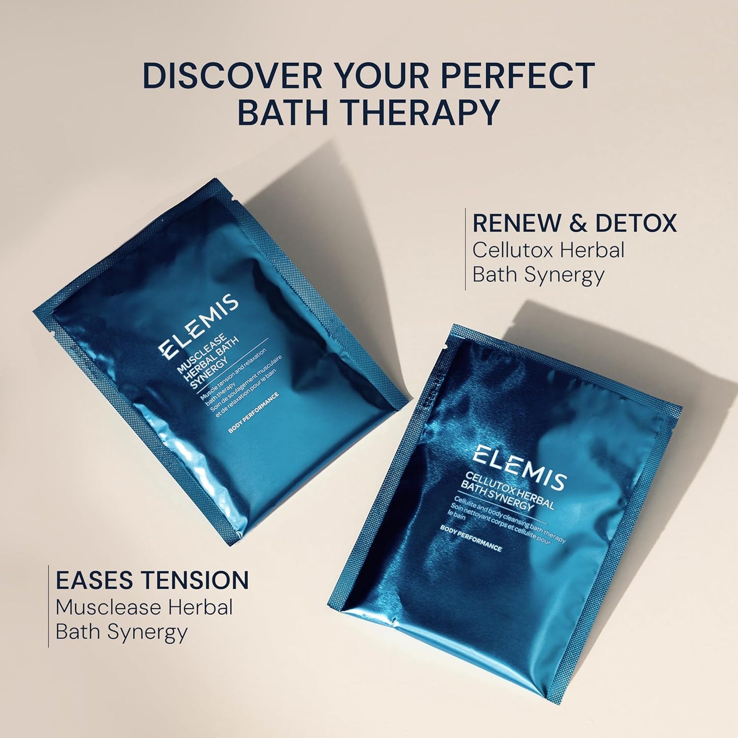 ELEMIS Musclease Herbal Bath Synergy | 10 Pack Muscle Relief Soak for Tension & Recovery