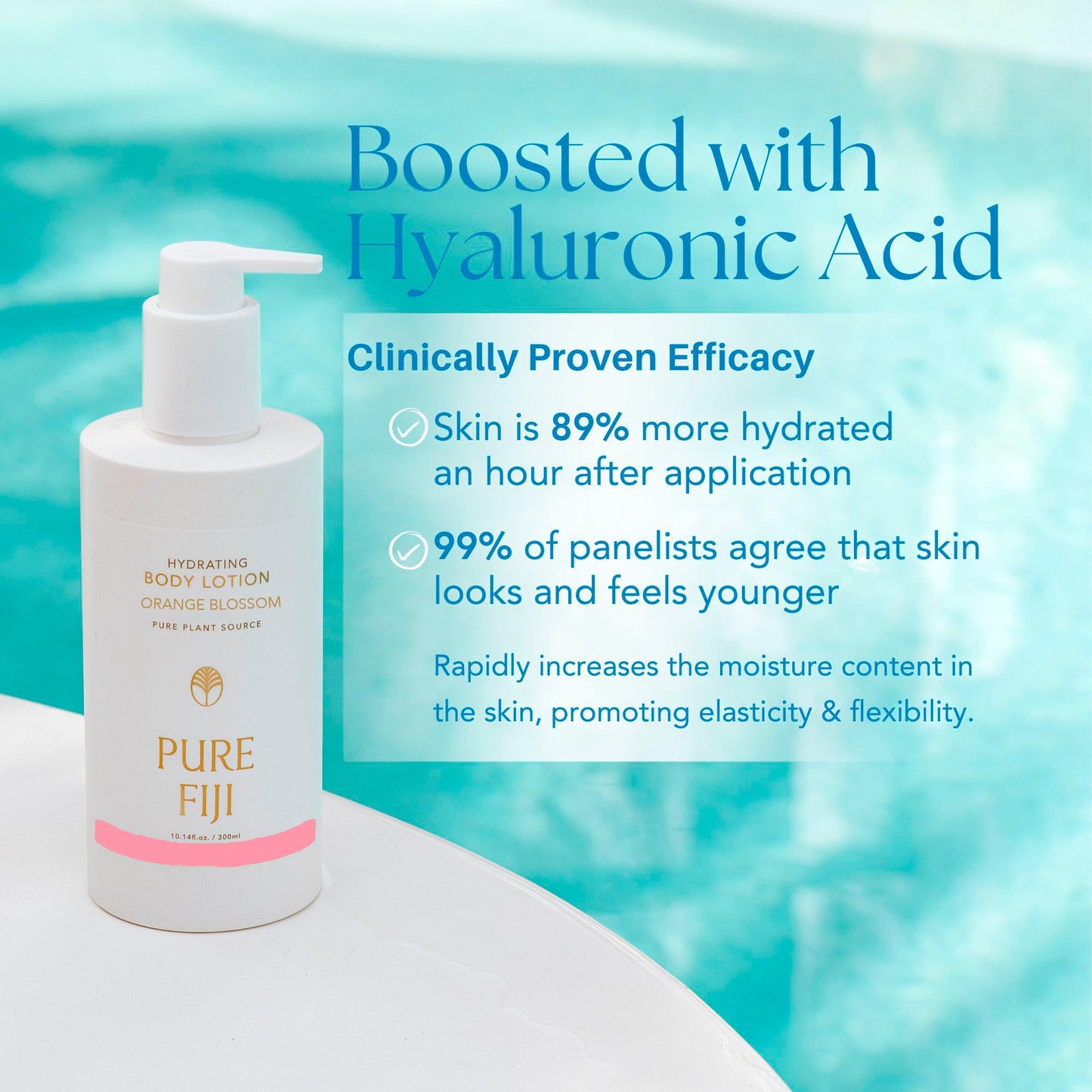 PURE FIJI Hydrating Body Lotion, Coconut Lime Blossom (10.14 Fl.Oz /300ml)
