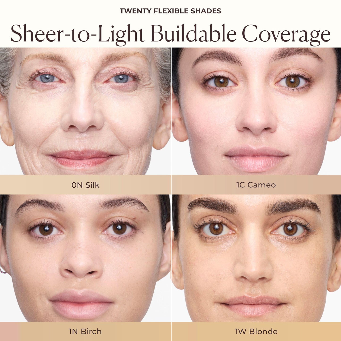 Laura Mercier Tinted Moisturizer Natural Dewy with SPF 30: 24HR+ Hydration, Long Lasting, Sheer to Light, Buildable Coverage, Dewy Finish, Improve Skin Tone and Texture, Skin Tint, Birch