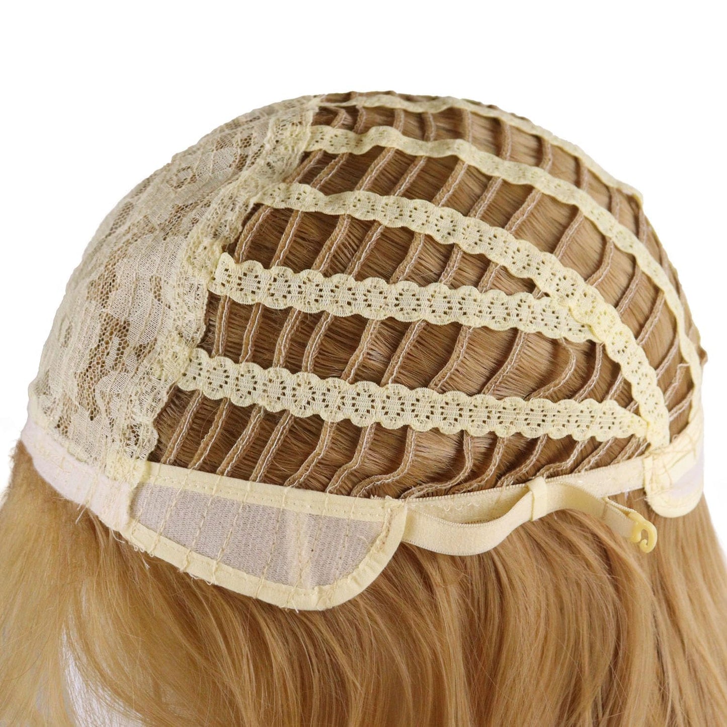 Strawberry Blonde Wig With Bangs Straight Bob Wigs For Women Highlights