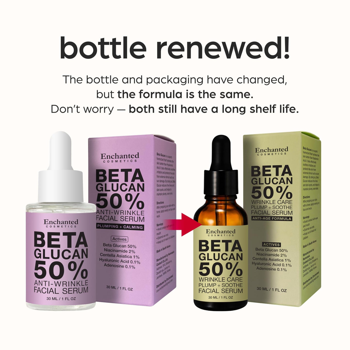 50% Beta Glucan Anti-Aging, Plumping Serum (1.01 Fl Oz (Pack of 2), 2pcs)