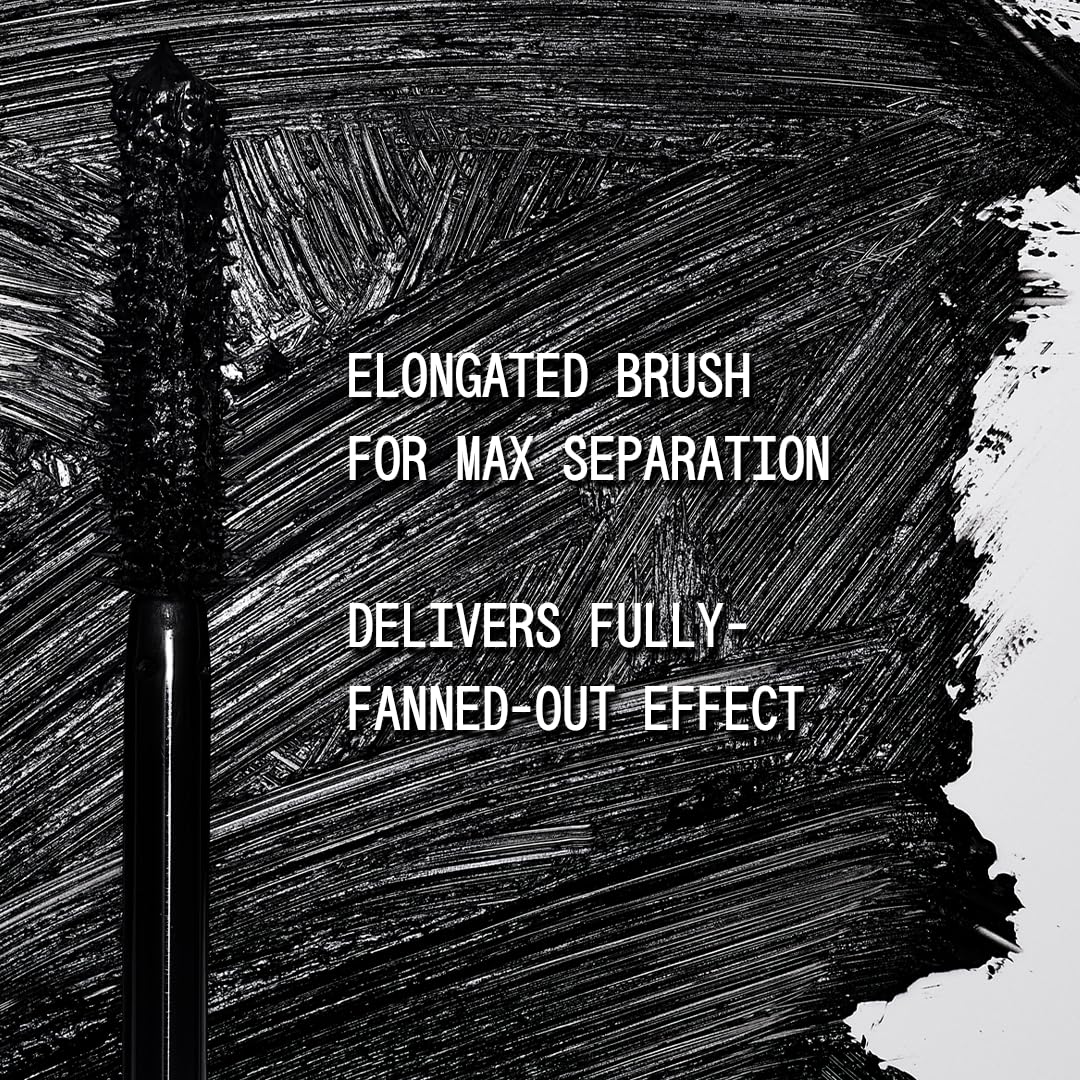about-face Volumizing Mascara – Jet Black | Clean, Vegan, Cruelty-Free | Amplifies, Lengthens & Lifts Lashes | Smudge-Proof, Flake-Free Formula | 0.43 oz